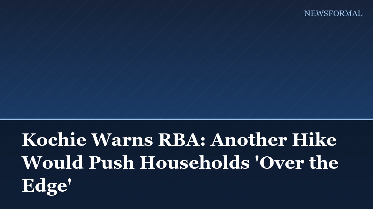 Kochie Warns RBA: Another Hike Would Push Households 'Over the Edge'