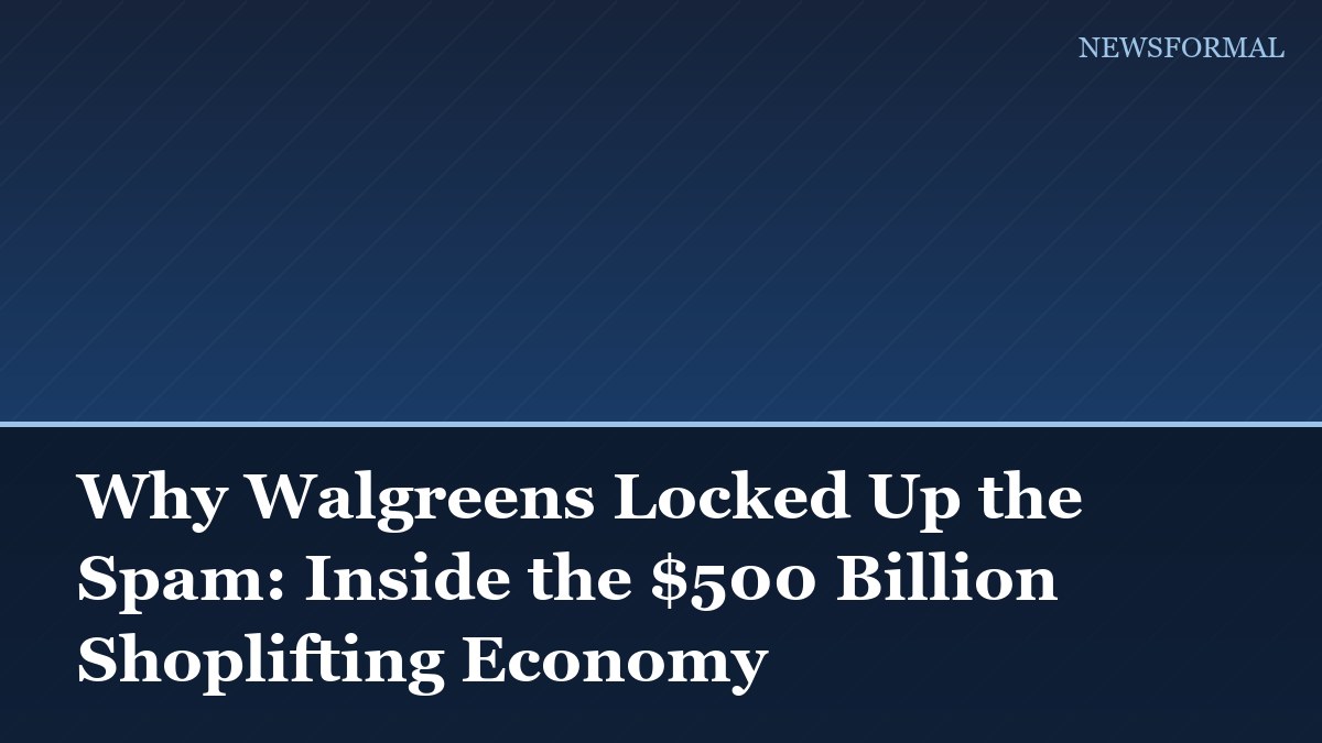 Why Walgreens Locked Up the Spam: Inside the $500 Billion Shoplifting Economy
