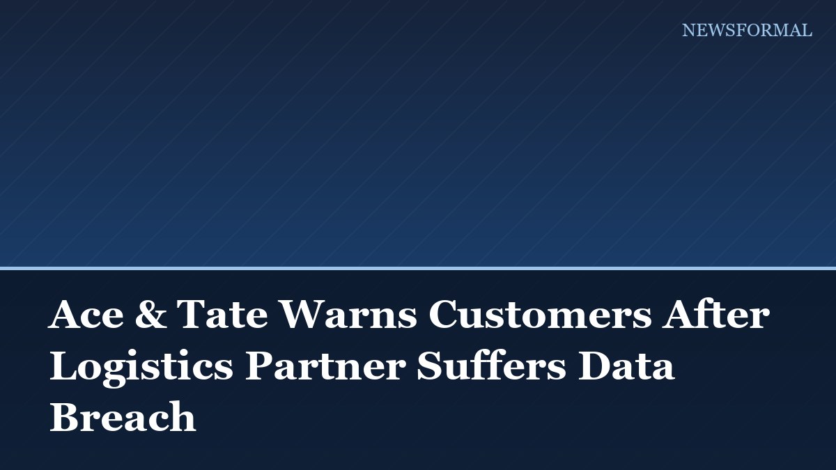 Ace & Tate Warns Customers After Logistics Partner Suffers Data Breach