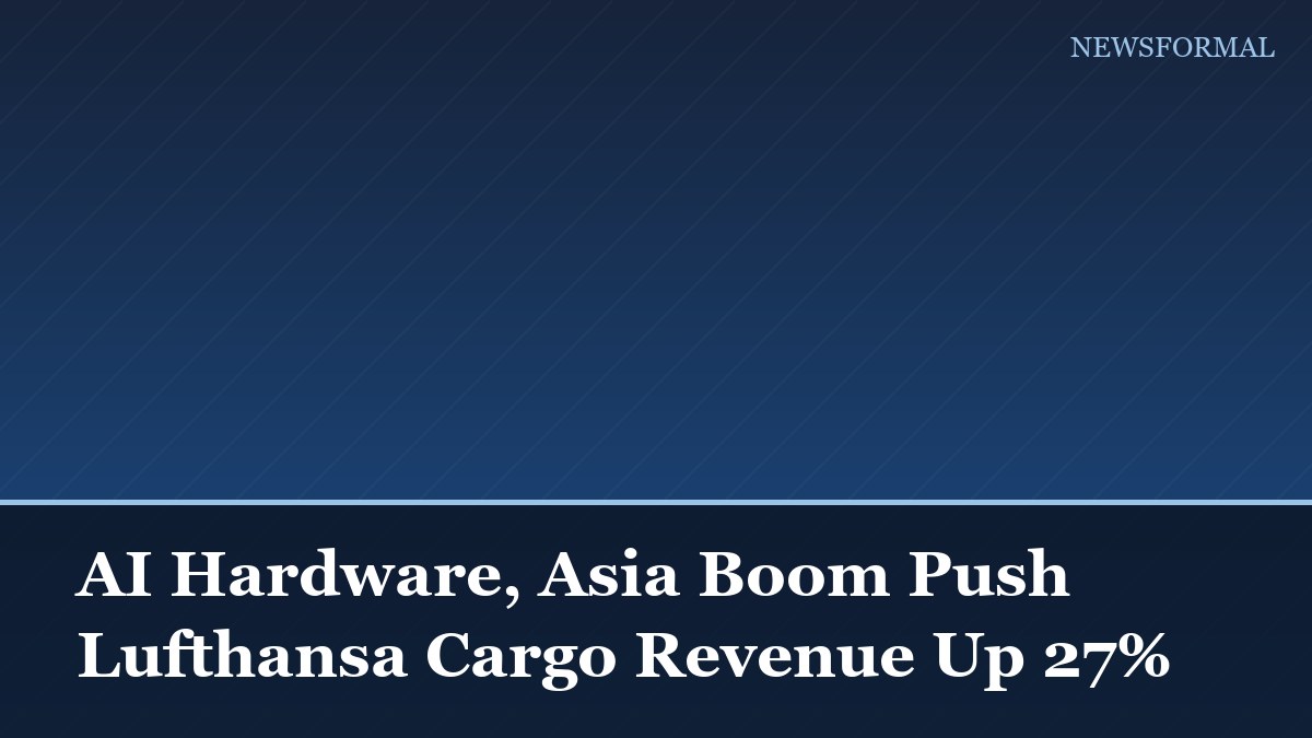 AI Hardware, Asia Boom Push Lufthansa Cargo Revenue Up 27%