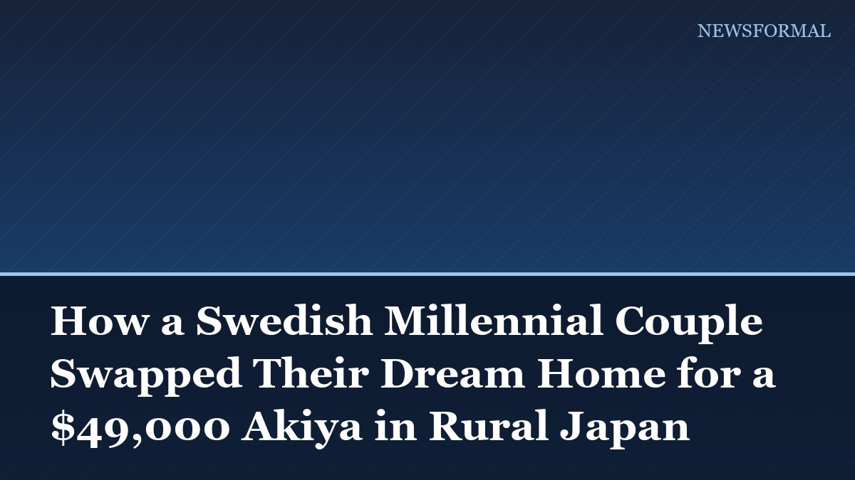 How a Swedish Millennial Couple Swapped Their Dream Home for a $49,000 Akiya in Rural Japan