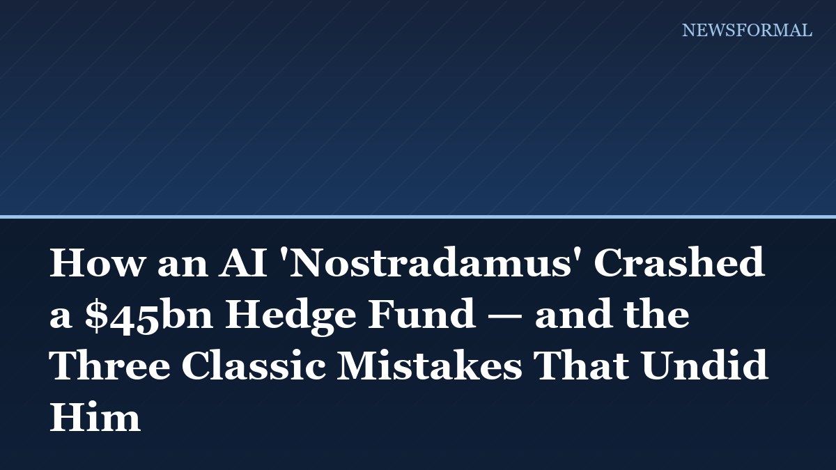 How an AI 'Nostradamus' Crashed a $45bn Hedge Fund — and the Three Classic Mistakes That Undid Him