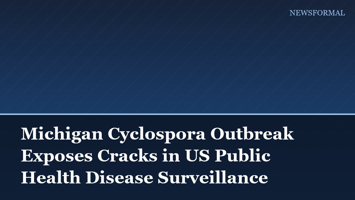 Michigan Cyclospora Outbreak Exposes Cracks in US Public Health Disease Surveillance