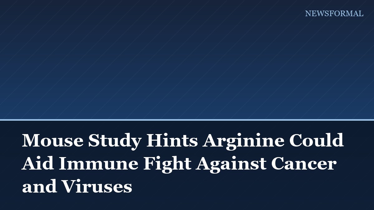 Mouse Study Hints Arginine Could Aid Immune Fight Against Cancer and Viruses