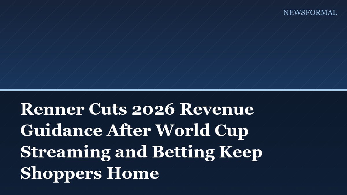 Renner Cuts 2026 Revenue Guidance After World Cup Streaming and Betting Keep Shoppers Home