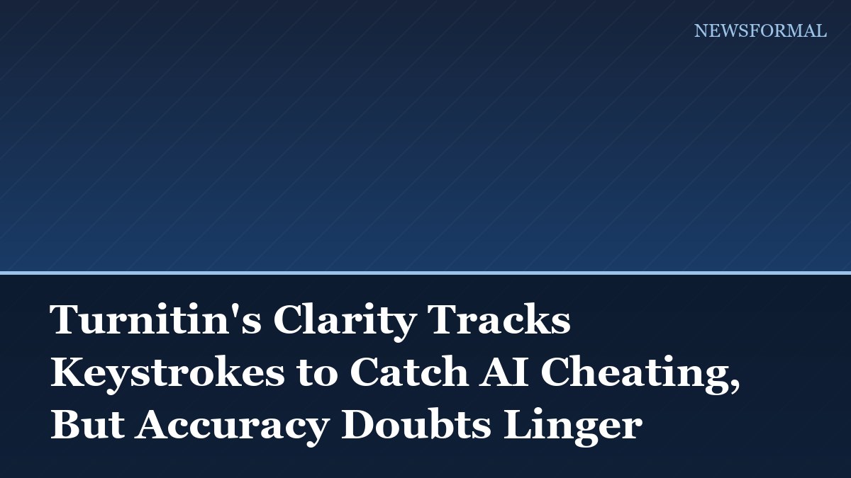 Turnitin's Clarity Tracks Keystrokes to Catch AI Cheating, But Accuracy Doubts Linger