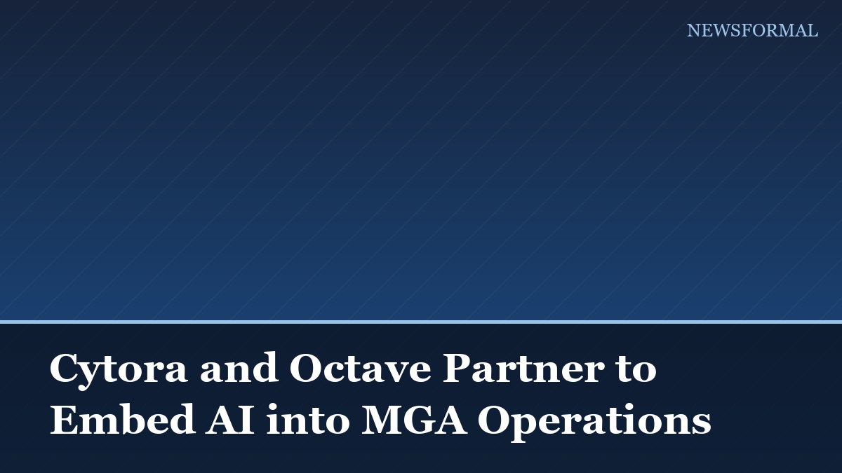 Cytora and Octave Partner to Embed AI into MGA Operations