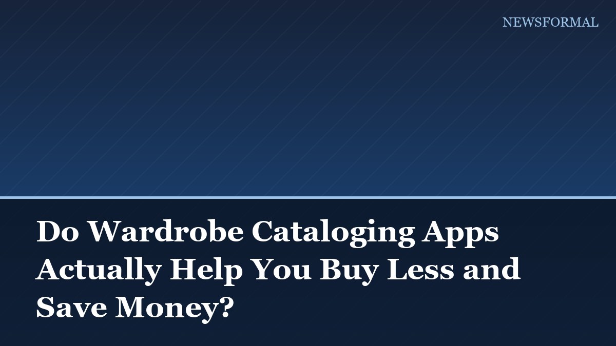 Do Wardrobe Cataloging Apps Actually Help You Buy Less and Save Money?