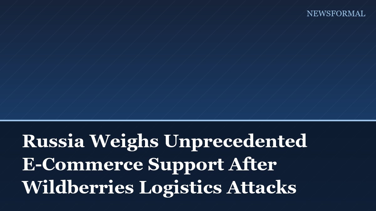 Russia Weighs Unprecedented E-Commerce Support After Wildberries Logistics Attacks