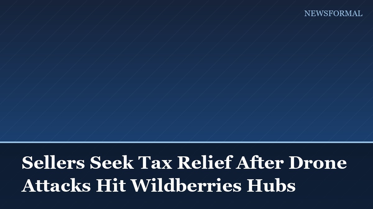 Sellers Seek Tax Relief After Drone Attacks Hit Wildberries Hubs