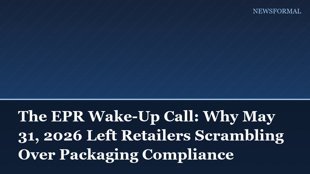 The EPR Wake-Up Call: Why May 31, 2026 Left Retailers Scrambling Over Packaging Compliance