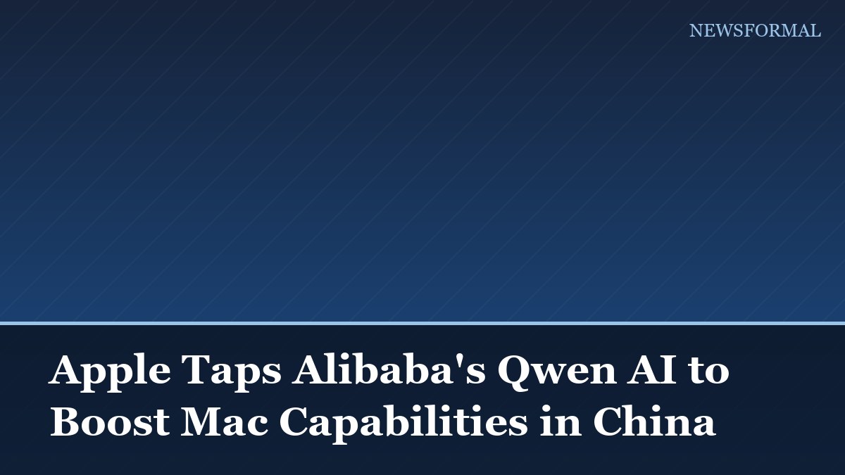 Apple Taps Alibaba's Qwen AI to Boost Mac Capabilities in China