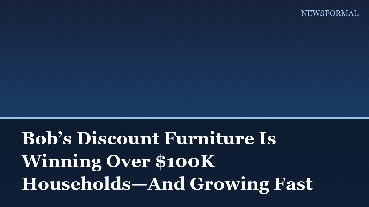 Bob’s Discount Furniture Is Winning Over $100K Households—And Growing Fast