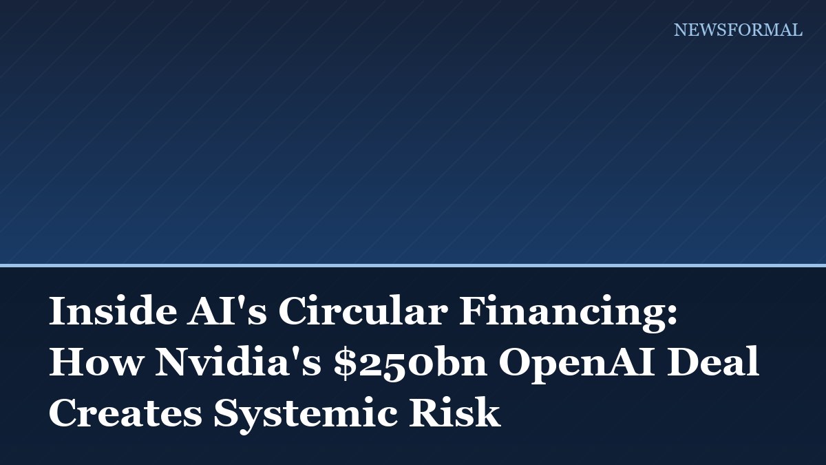 Inside AI's Circular Financing: How Nvidia's $250bn OpenAI Deal Creates Systemic Risk