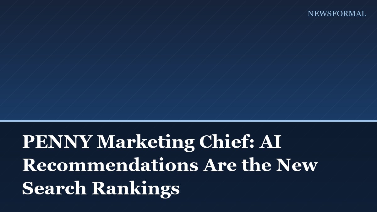 PENNY Marketing Chief: AI Recommendations Are the New Search Rankings