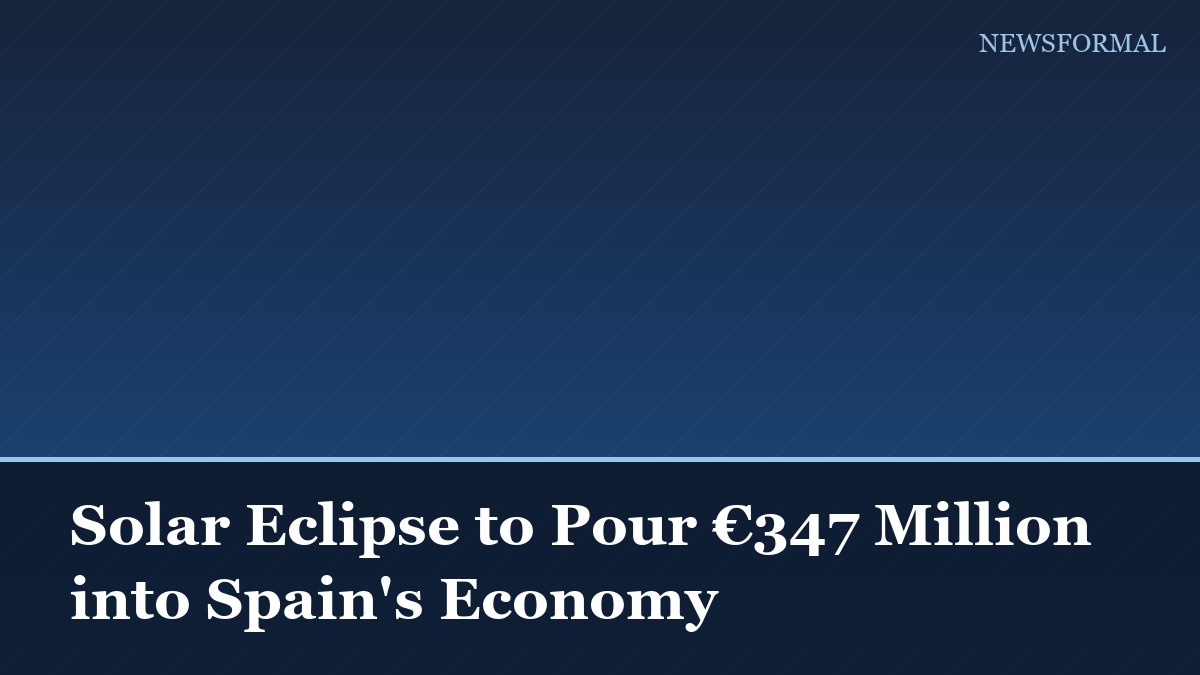 Solar Eclipse to Pour €347 Million into Spain's Economy