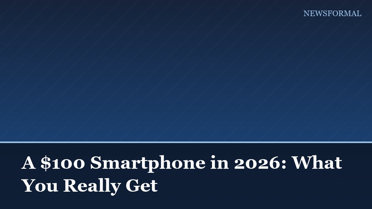 A $100 Smartphone in 2026: What You Really Get