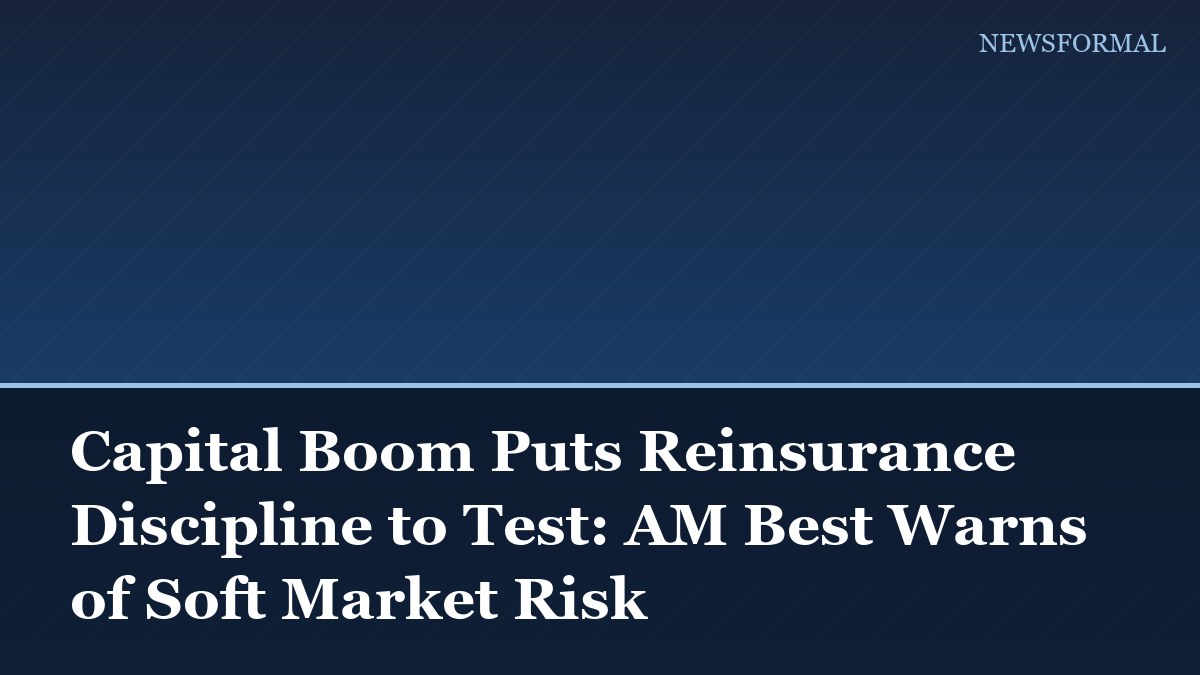 Capital Boom Puts Reinsurance Discipline to Test: AM Best Warns of Soft Market Risk