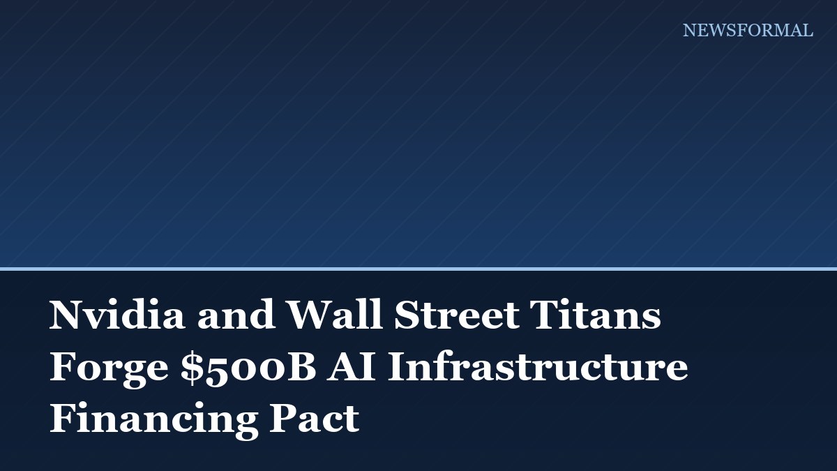 Nvidia and Wall Street Titans Forge $500B AI Infrastructure Financing Pact