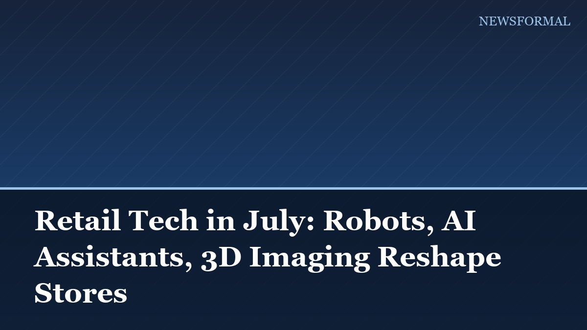 Retail Tech in July: Robots, AI Assistants, 3D Imaging Reshape Stores