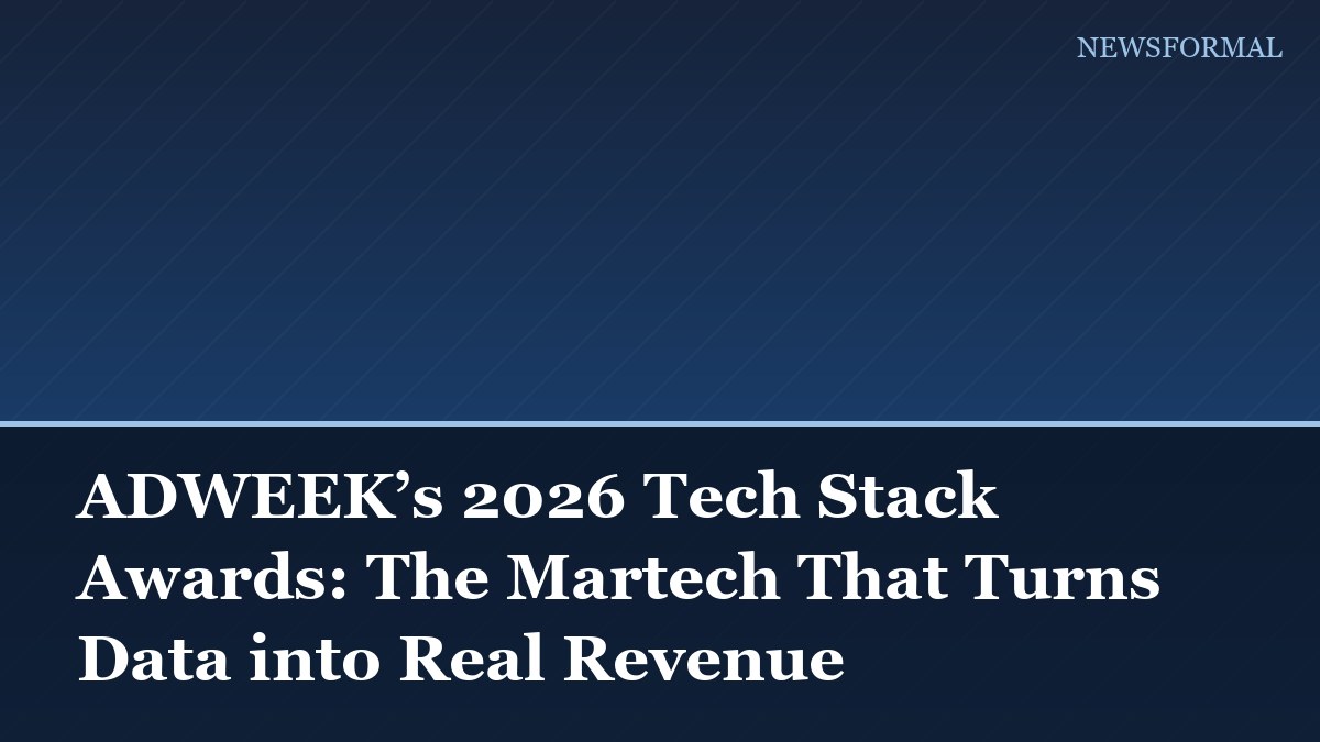 ADWEEK’s 2026 Tech Stack Awards: The Martech That Turns Data into Real Revenue