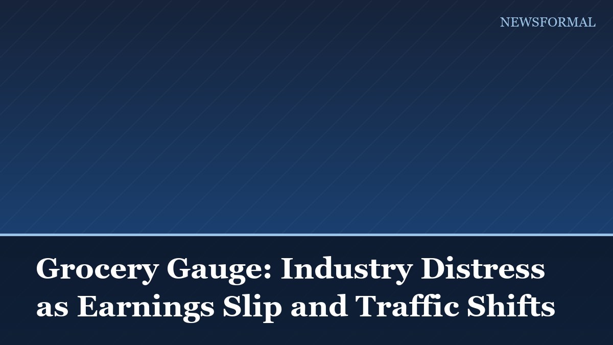 Grocery Gauge: Industry Distress as Earnings Slip and Traffic Shifts