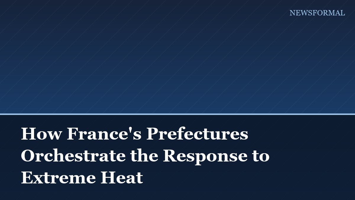 How France's Prefectures Orchestrate the Response to Extreme Heat
