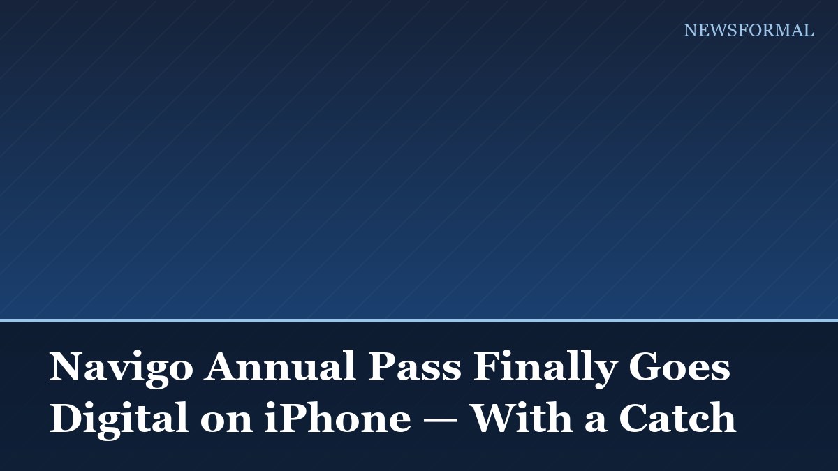 Navigo Annual Pass Finally Goes Digital on iPhone — With a Catch