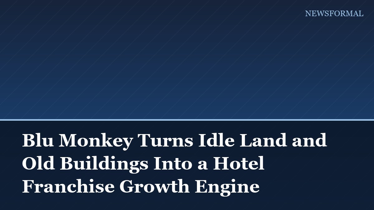 Blu Monkey Turns Idle Land and Old Buildings Into a Hotel Franchise Growth Engine