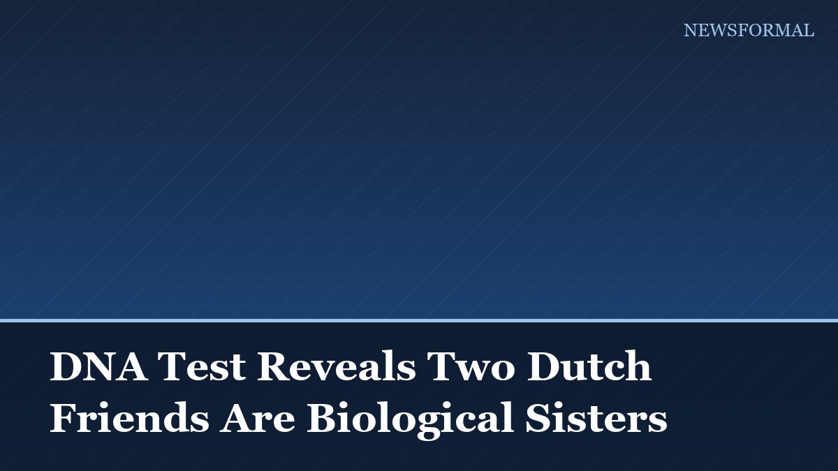 DNA Test Reveals Two Dutch Friends Are Biological Sisters