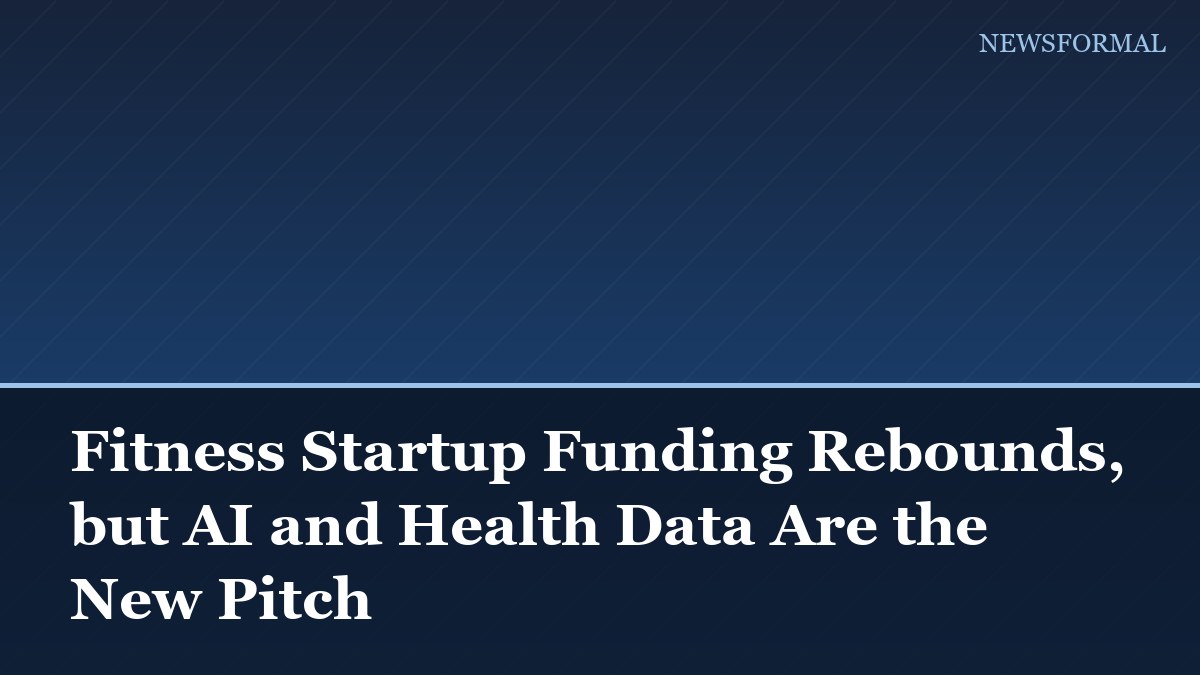 Fitness Startup Funding Rebounds, but AI and Health Data Are the New Pitch