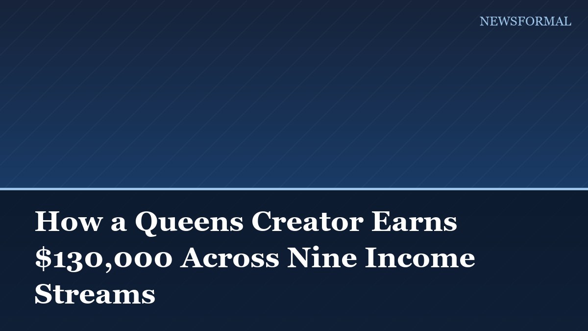 How a Queens Creator Earns $130,000 Across Nine Income Streams