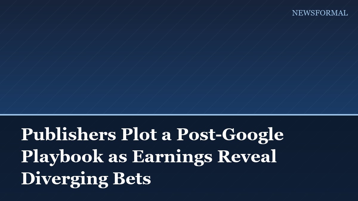 Publishers Plot a Post-Google Playbook as Earnings Reveal Diverging Bets