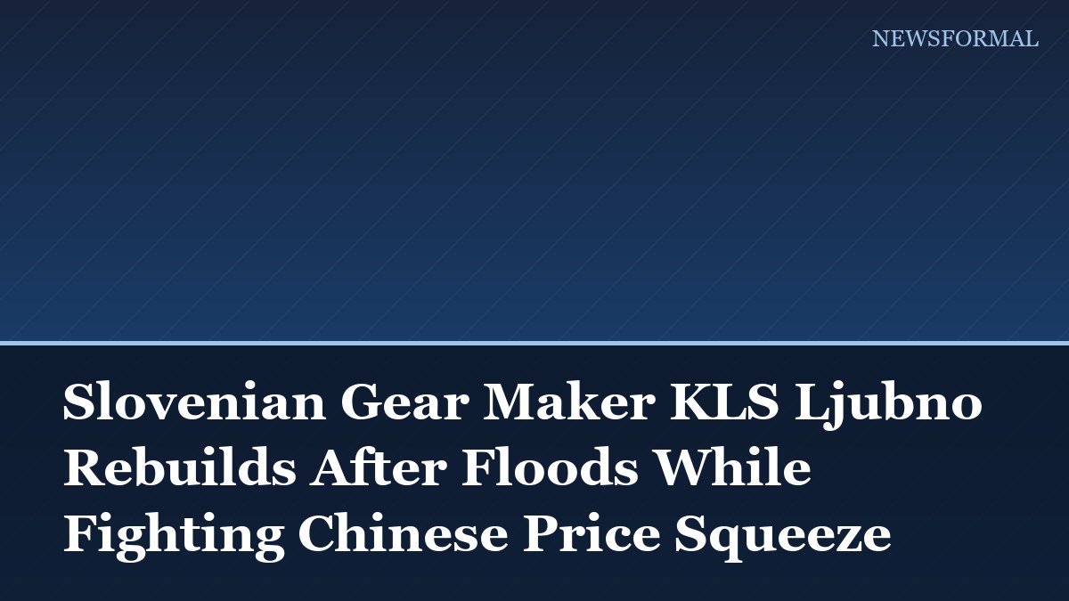 Slovenian Gear Maker KLS Ljubno Rebuilds After Floods While Fighting Chinese Price Squeeze
