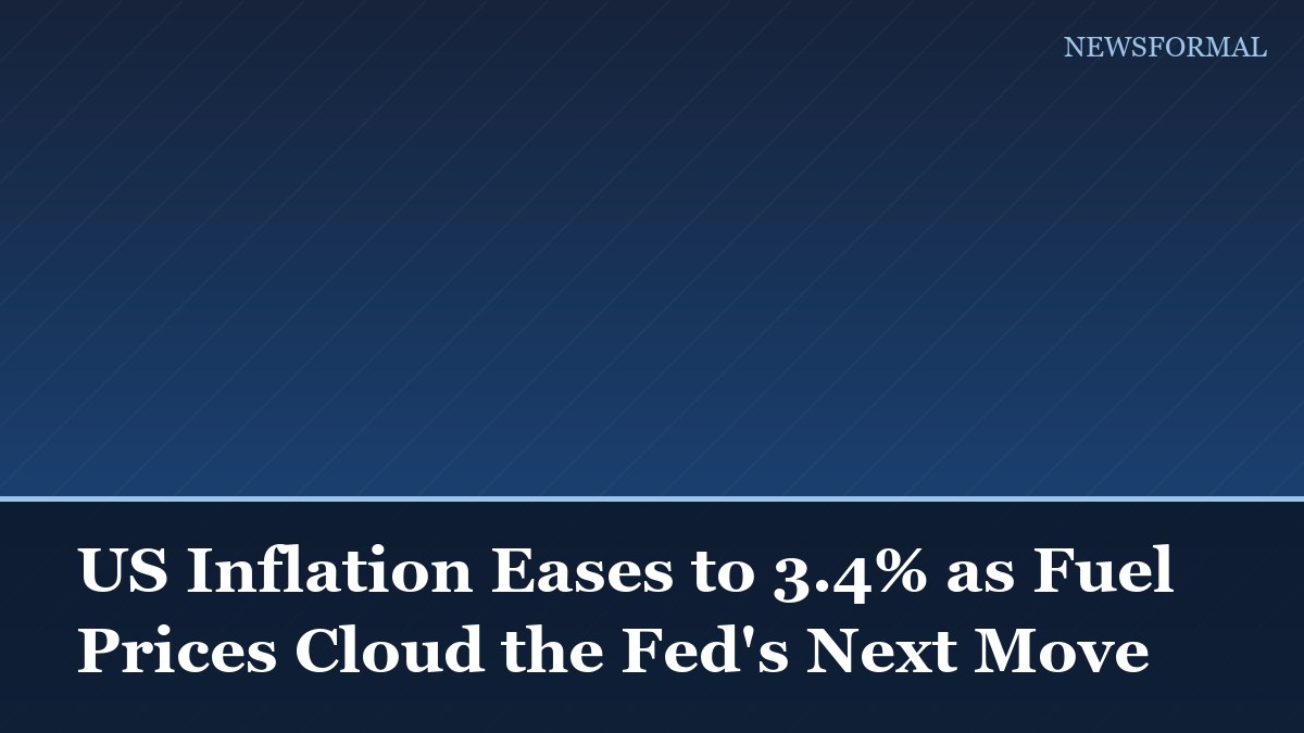 US Inflation Eases to 3.4% as Fuel Prices Cloud the Fed's Next Move