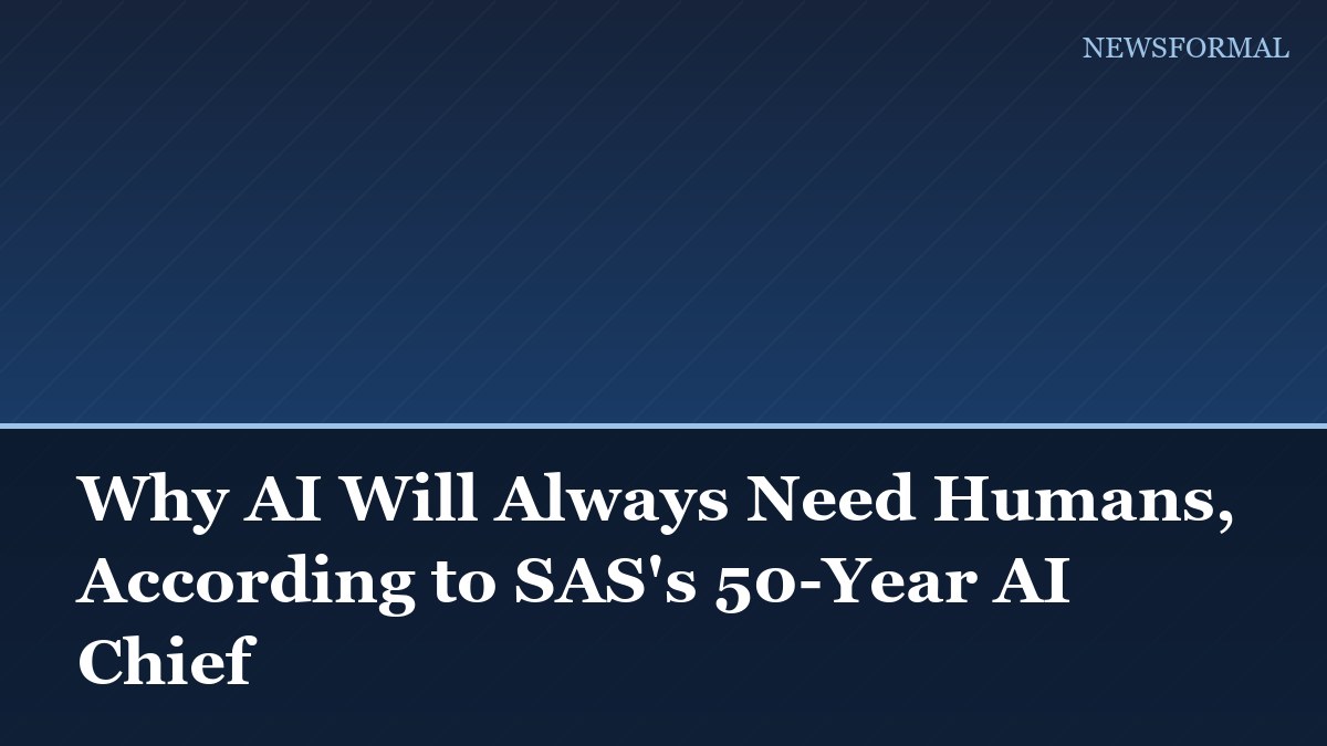 Why AI Will Always Need Humans, According to SAS's 50-Year AI Chief