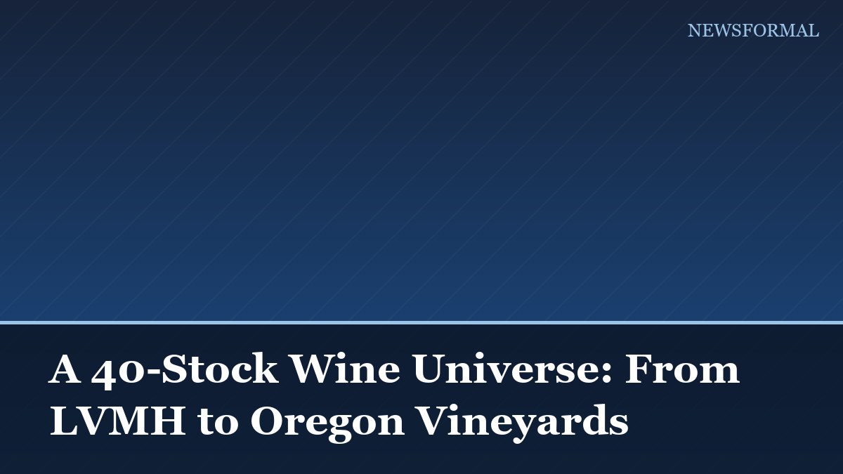 A 40-Stock Wine Universe: From LVMH to Oregon Vineyards