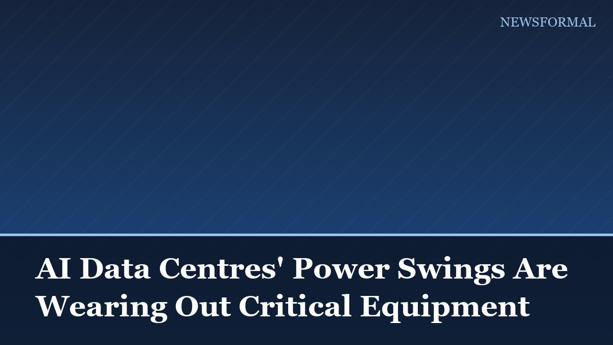 AI Data Centres' Power Swings Are Wearing Out Critical Equipment