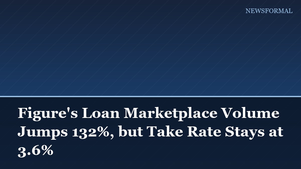 Figure's Loan Marketplace Volume Jumps 132%, but Take Rate Stays at 3.6%
