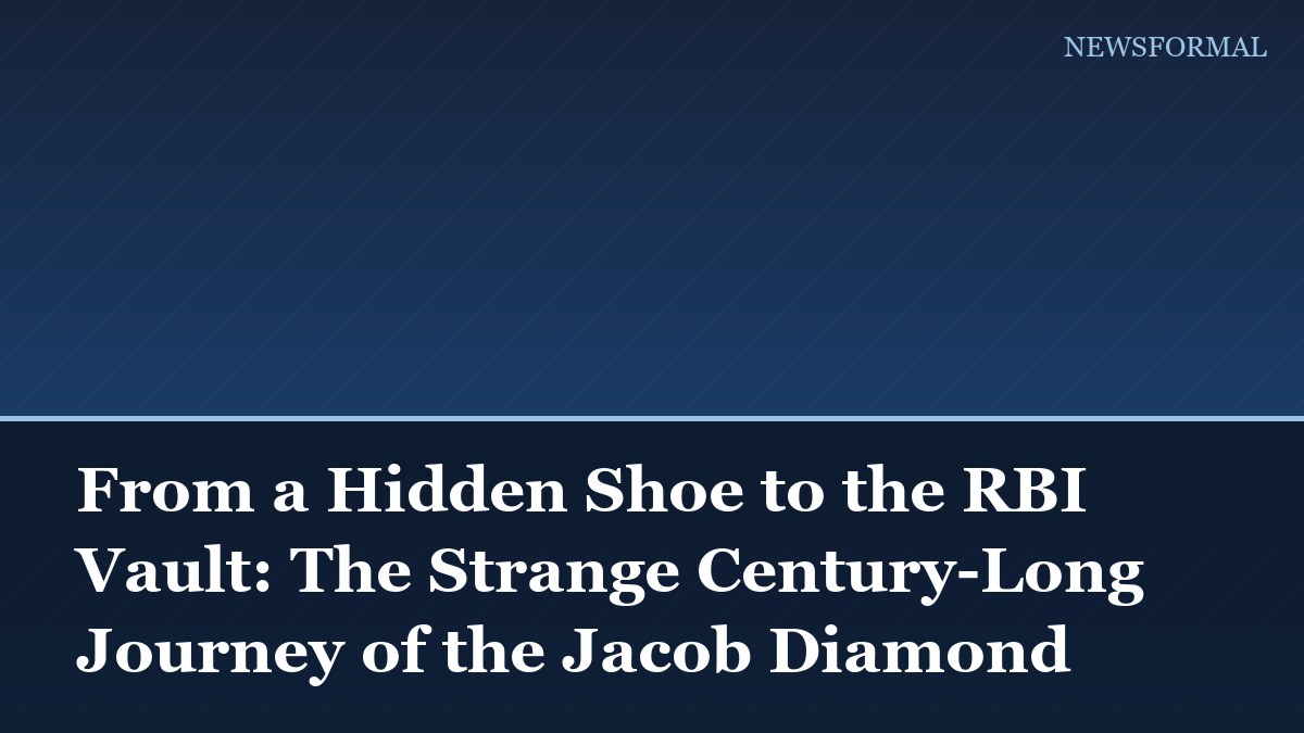 From a Hidden Shoe to the RBI Vault: The Strange Century-Long Journey of the Jacob Diamond