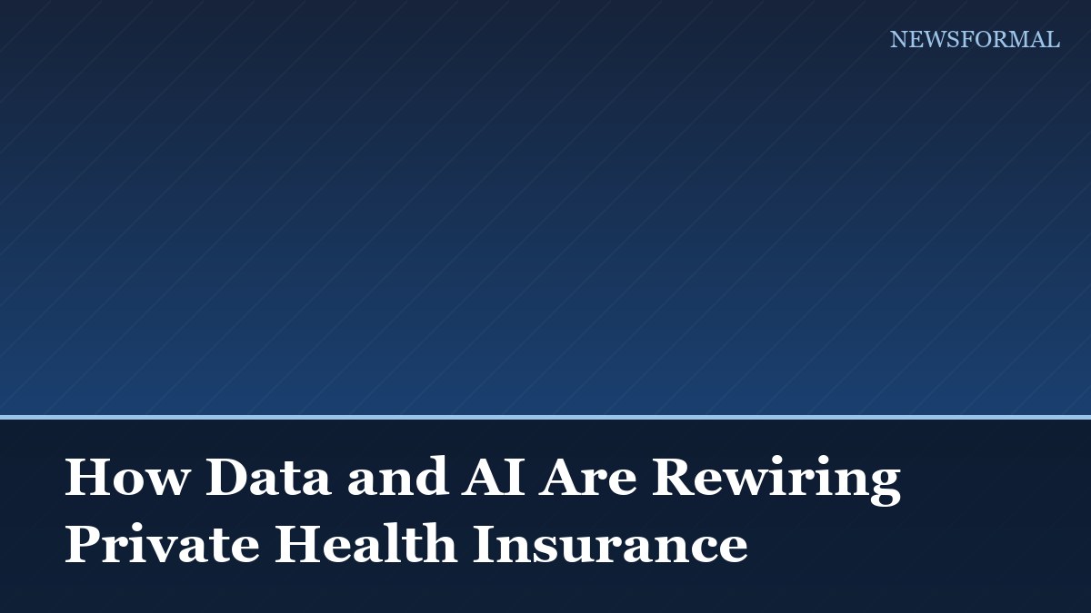 How Data and AI Are Rewiring Private Health Insurance