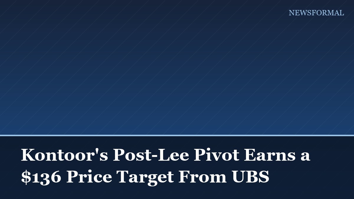 Kontoor's Post-Lee Pivot Earns a $136 Price Target From UBS