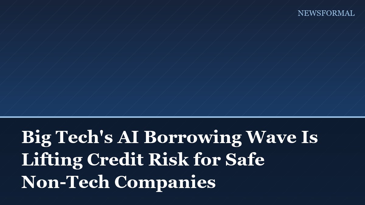 Big Tech's AI Borrowing Wave Is Lifting Credit Risk for Safe Non-Tech Companies