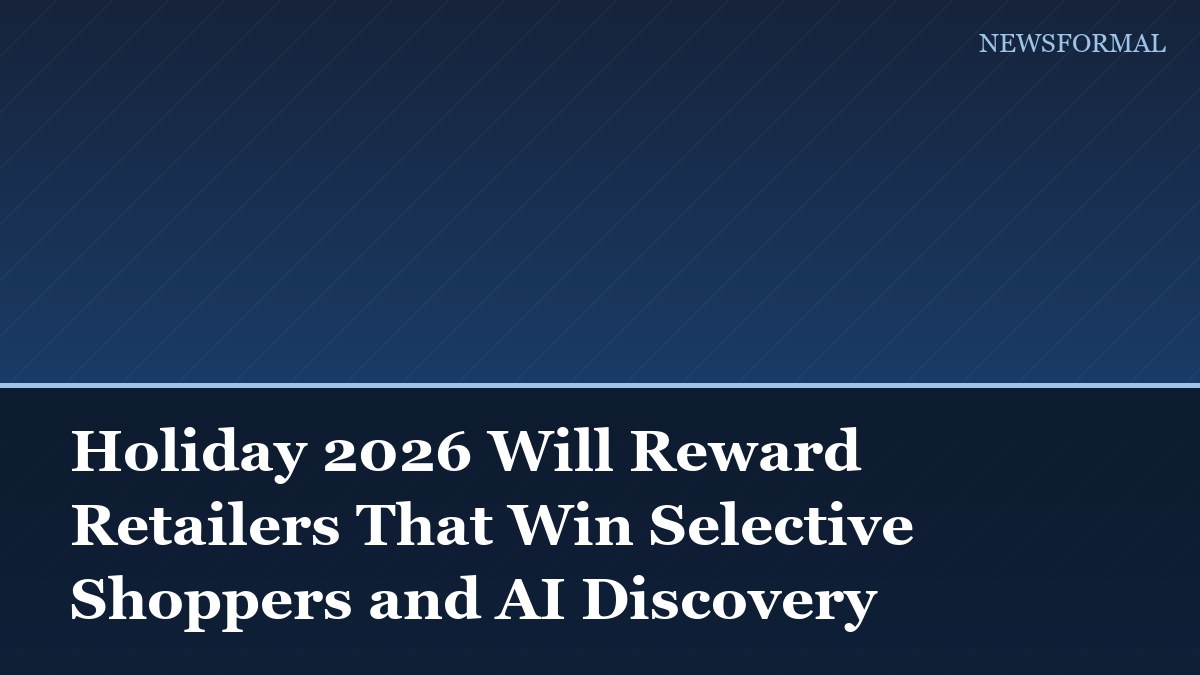 Holiday 2026 Will Reward Retailers That Win Selective Shoppers and AI Discovery