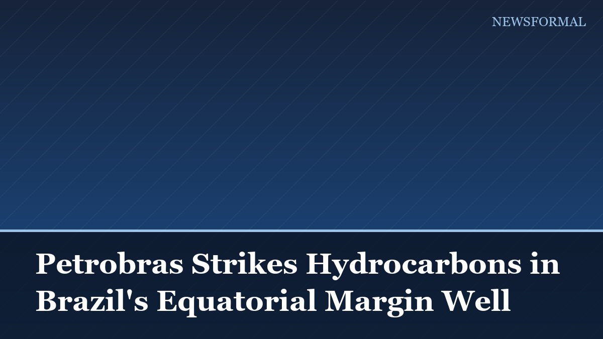 Petrobras Strikes Hydrocarbons in Brazil's Equatorial Margin Well