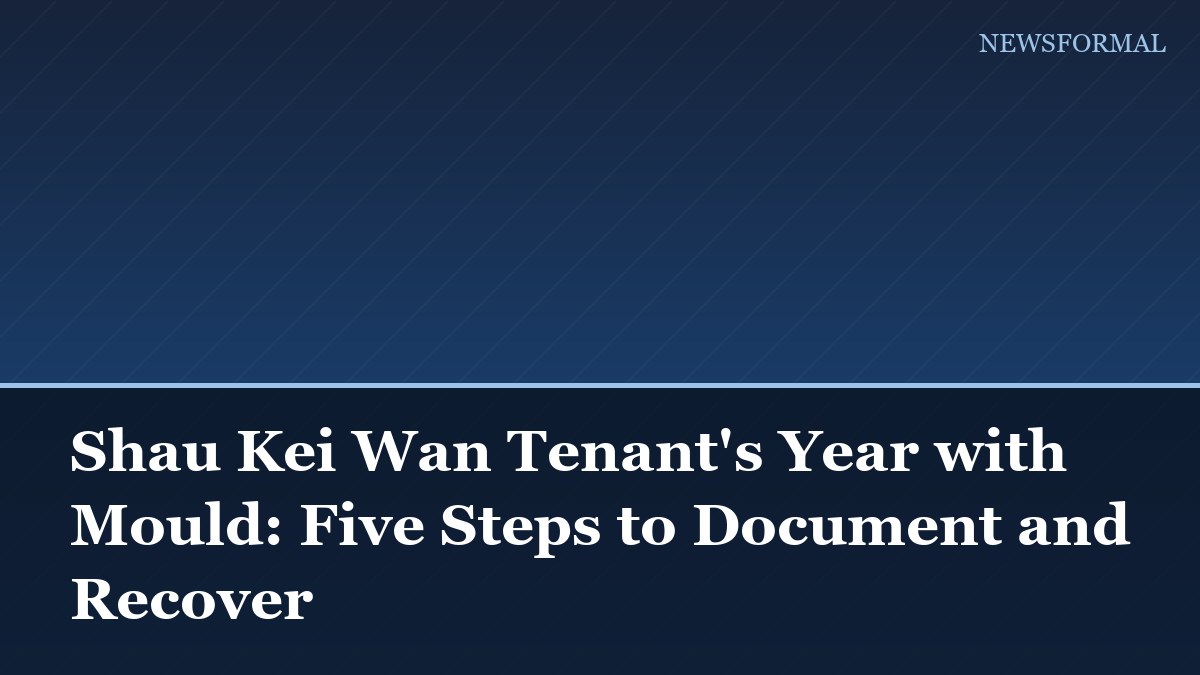 Shau Kei Wan Tenant's Year with Mould: Five Steps to Document and Recover