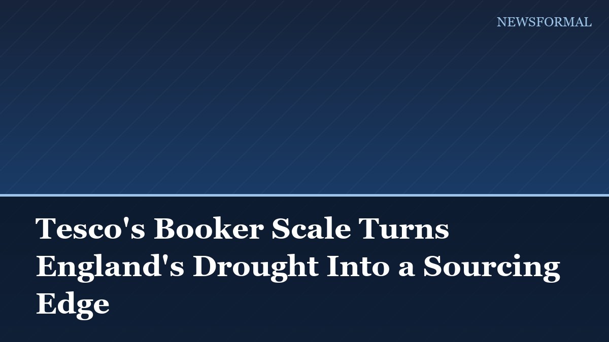 Tesco's Booker Scale Turns England's Drought Into a Sourcing Edge