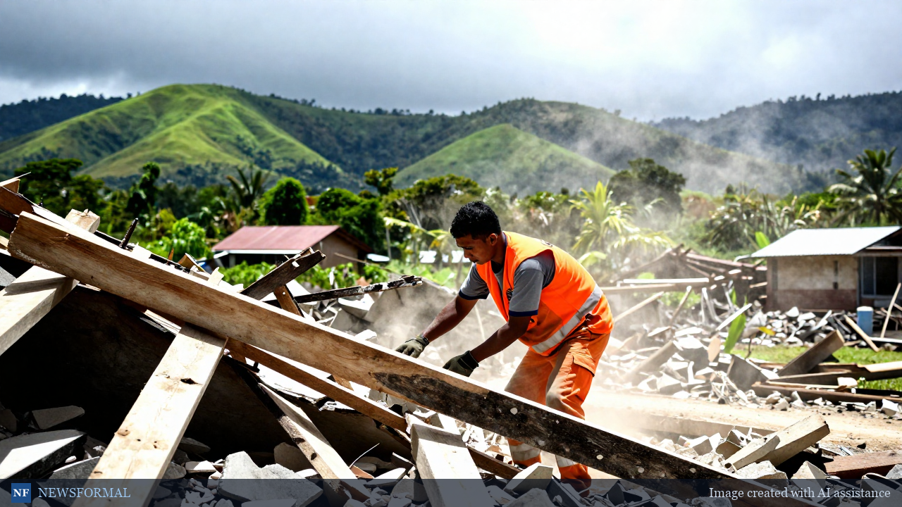 Indonesia Rescuers Search for Survivors After 7.7 Quake Off Flores Kills at Least 47