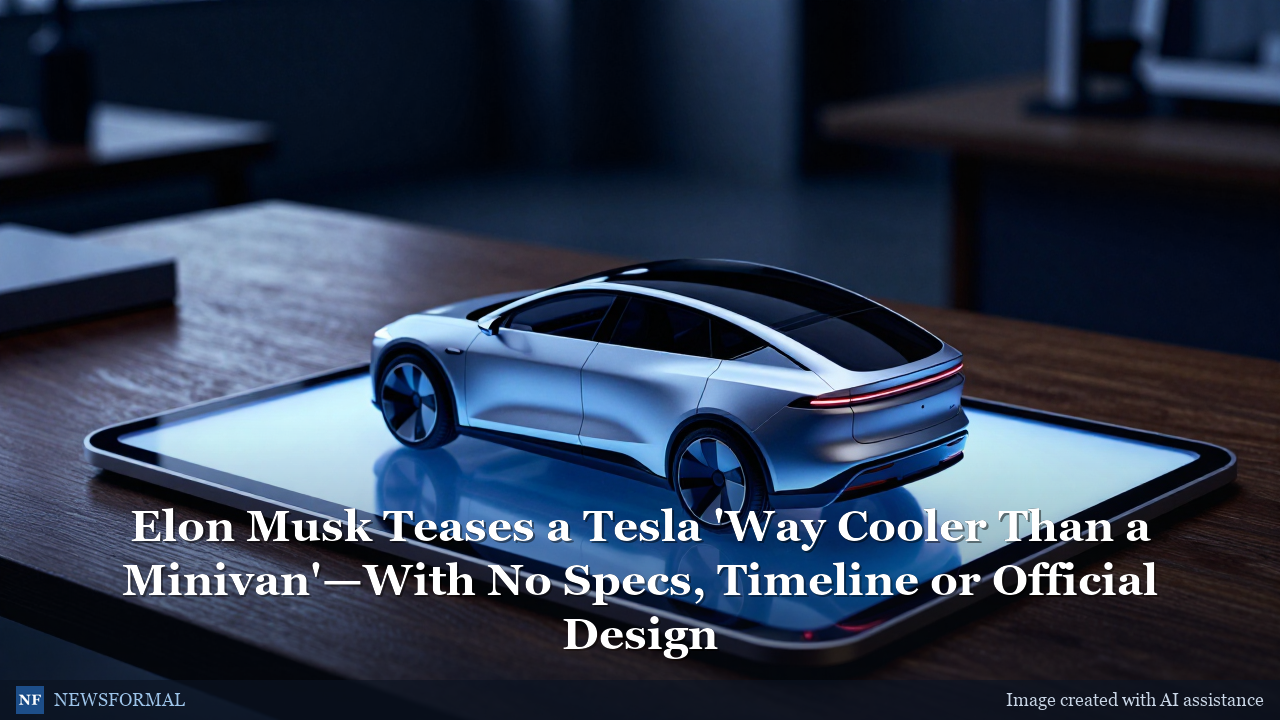 Elon Musk Teases a Tesla 'Way Cooler Than a Minivan'—With No Specs, Timeline or Official Design