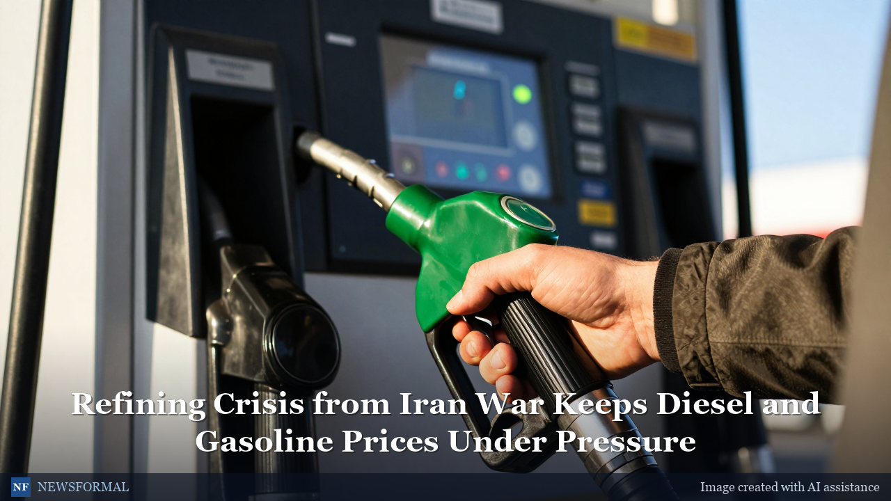 Refining Crisis from Iran War Keeps Diesel and Gasoline Prices Under Pressure